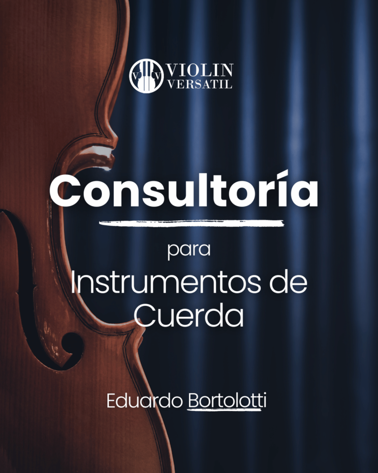 Consultoría y clases para violinistas