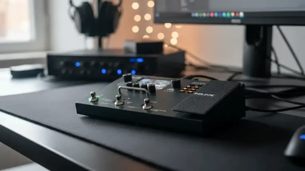 NUX MG-30 en una mesa