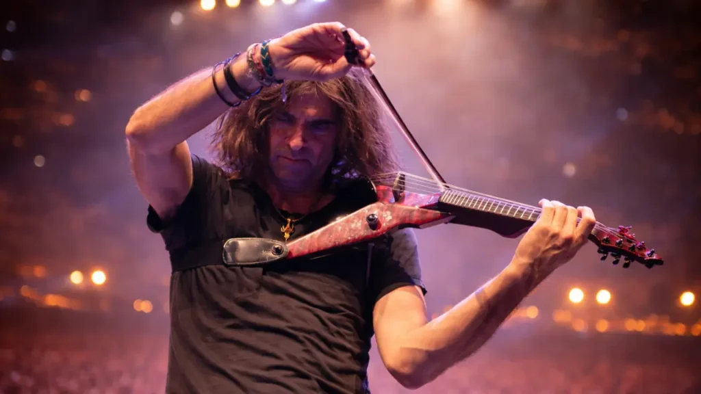 Mark Wood playing electric violin